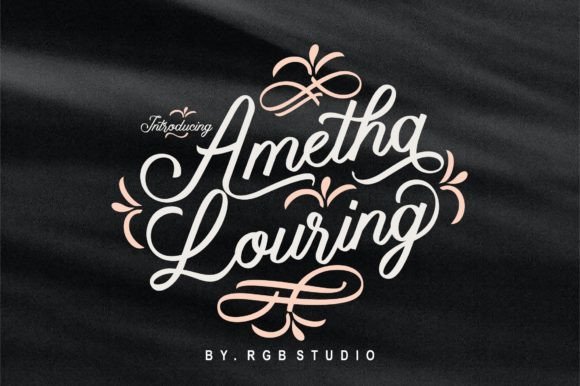 Ametha Louring: Elevate Your Designs with This Elegant Script