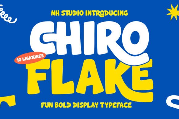 Chiro Flake: The Playful Display Font for Bold Designs