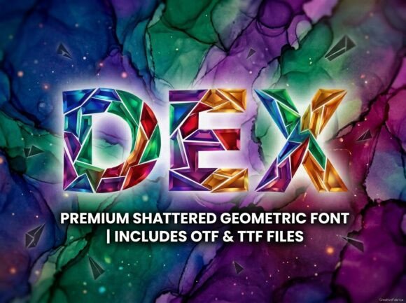 Dex: Crystalline Typography for High-Impact Design
