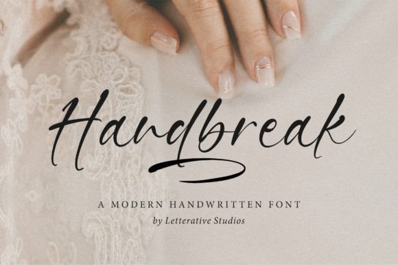 Handbreak: A Modern Handwritten Font for Authentic Digital Design