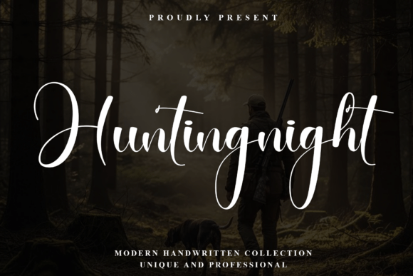Huntingnight: The Elegant Script Font for Personal and Professional Branding