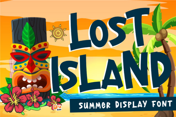 Lost Island: Bold Typography for Creative Impact