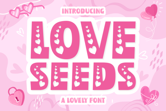 Love Seeds: Cultivating Charm in Modern Design with an Elegant Typeface