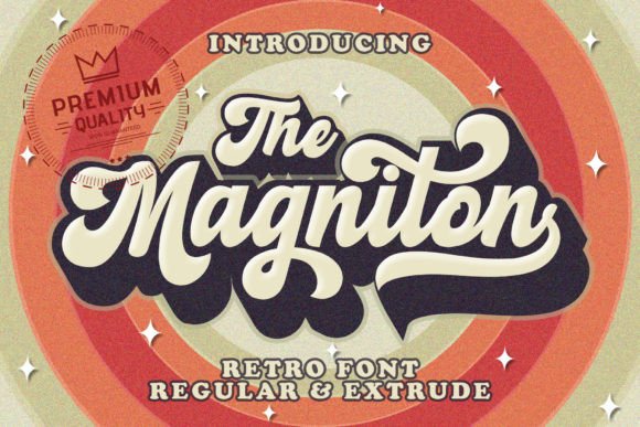 Magniton: The Retro Handwritten Font Making a Bold Statement in Modern Design