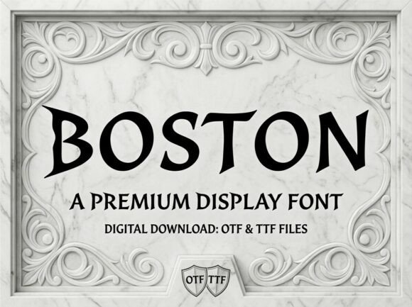Make Every Word Count with the Boston Display Typeface