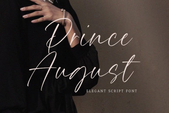 Prince August: The Elegant Handwriting Font for Every Creator