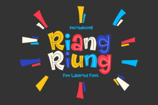 Riangriung: A Playful Display Font for Dynamic Design