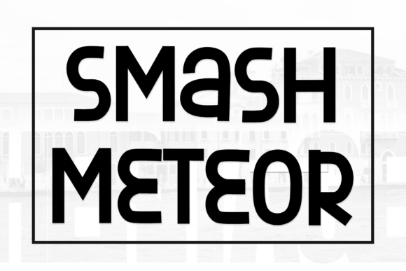 Smash Meteor: Mastering the Art of Sophisticated Script Typography