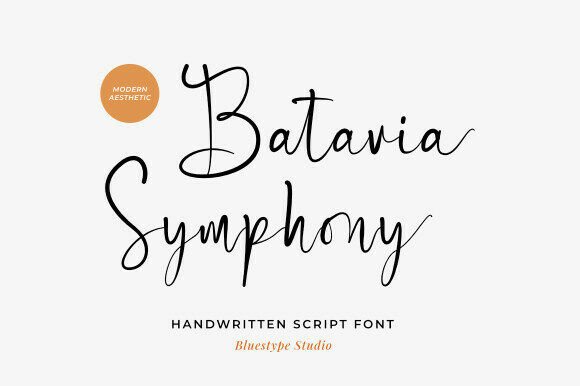 The Art of the Modern Handwritten Font: Understanding the Allure of Batavia Symphony