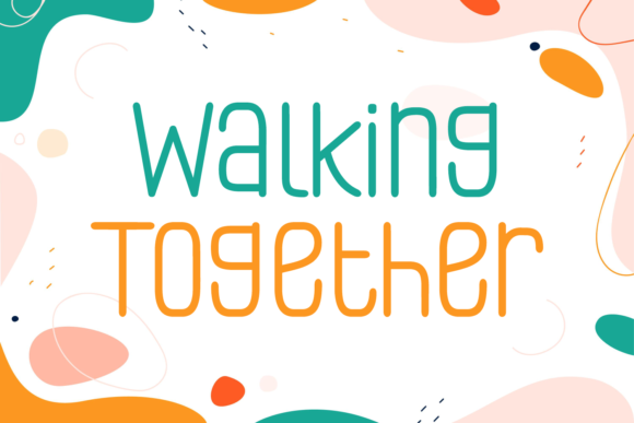 Walking Together: Finding the Unexpected Charm in a Futuristic Font